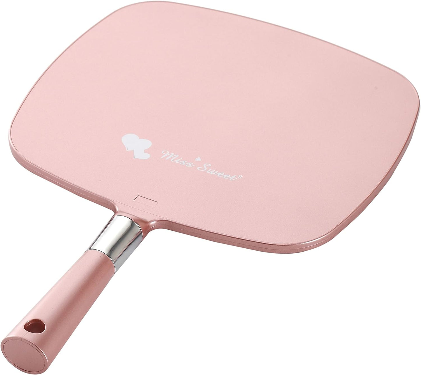 Handheld Mirror Makeup Mirror (Rose Gold)
