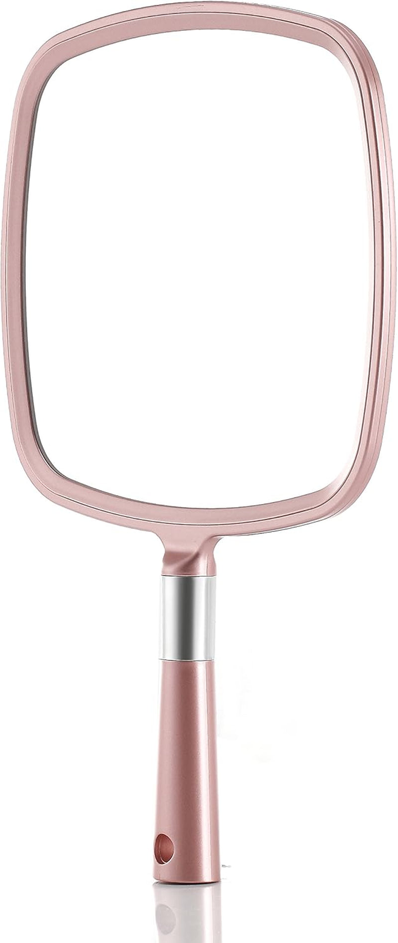 Handheld Mirror Makeup Mirror (Rose Gold)