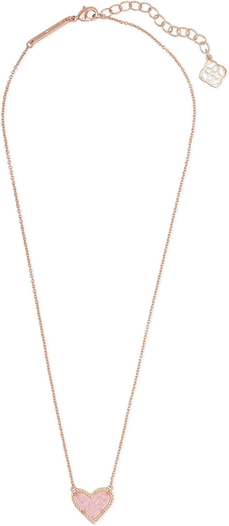 Ari Heart Adjustable Length Pendant Necklace for Women, Fashion Jewelry