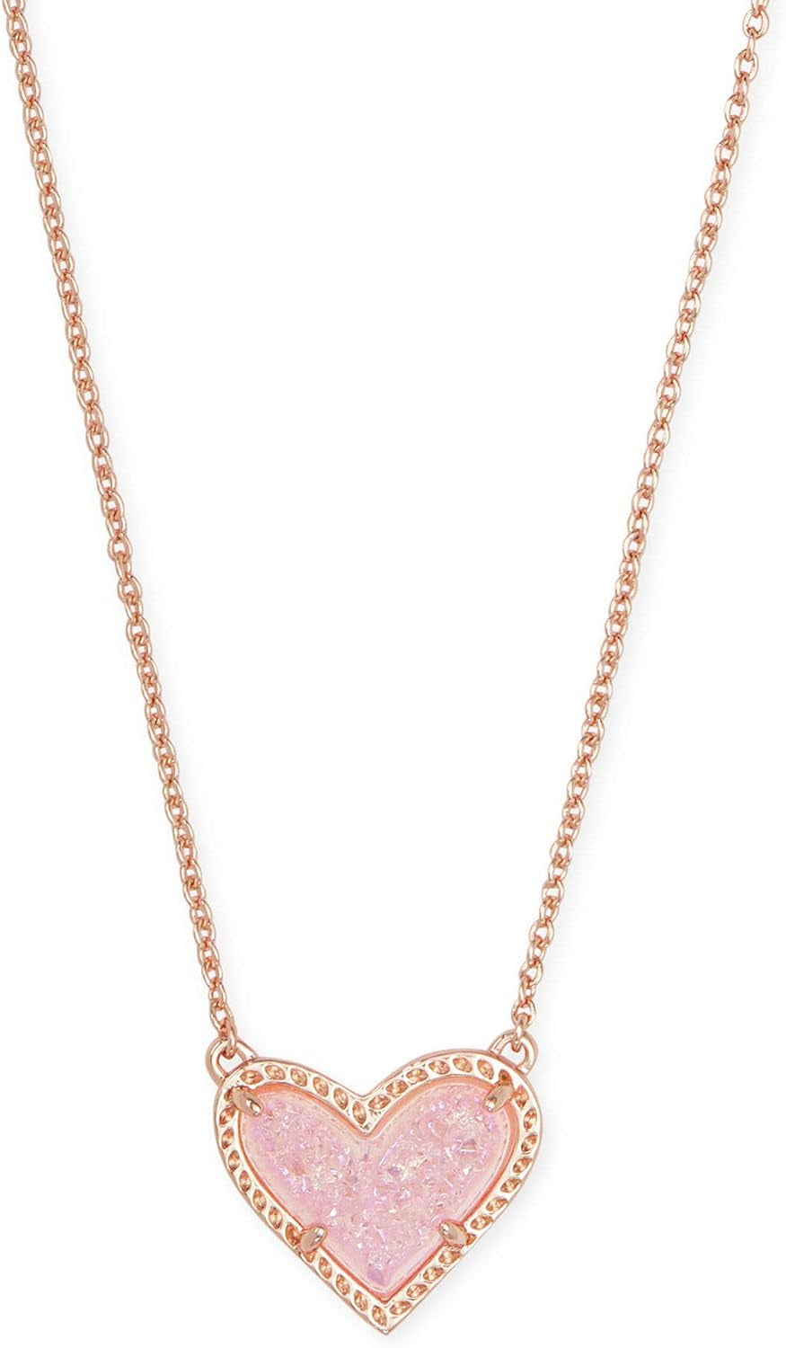 Ari Heart Adjustable Length Pendant Necklace for Women, Fashion Jewelry